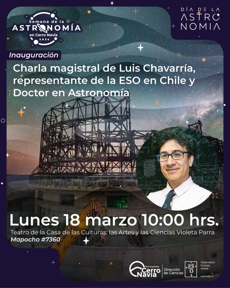 Charla Magistral: Buscan nuevos mundos con el ELT, el telescopio más grande del mundo