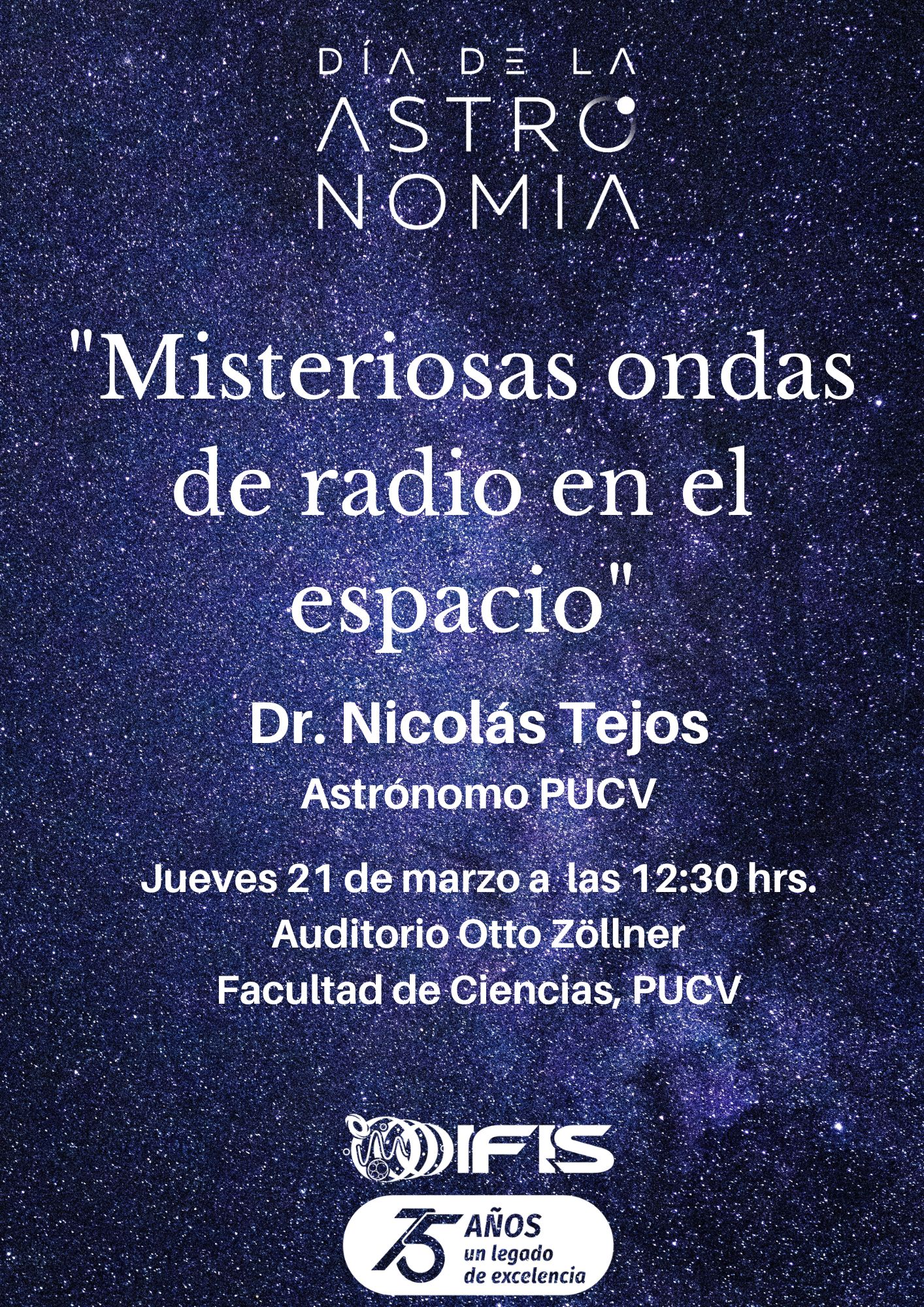 Charla «Misteriosas ondas de radio en el espacio»